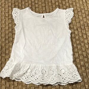 Wonder Nation White Eyelet Blouse